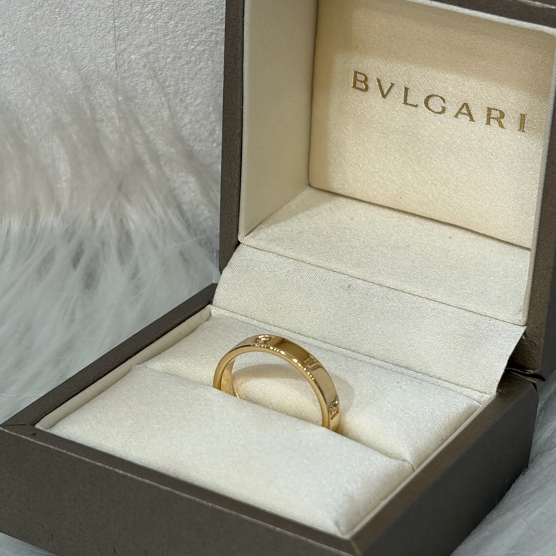 BVLGARI 360358 B.zero1 Essential 黃K 圓戒 戒指-15