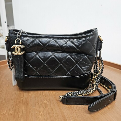 Chanel Gabrielle small 流浪包 黑色