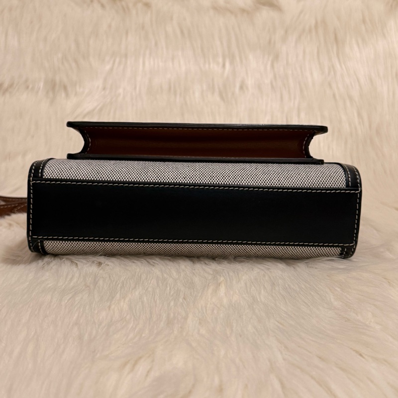 Burberry黑灰皮拼布手提肩背包(Pocket bag)-3