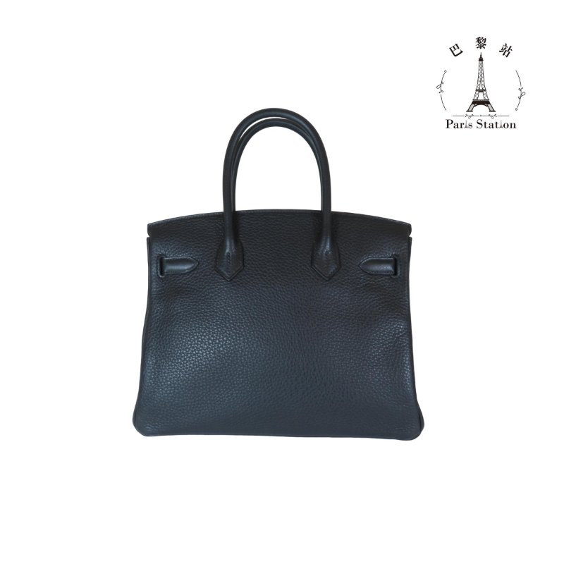 【巴黎站二手名牌專賣店】*現貨*HERMES 愛馬仕 真品* X刻 經典黑色89 金扣 BIRKIN 30 手提包-1