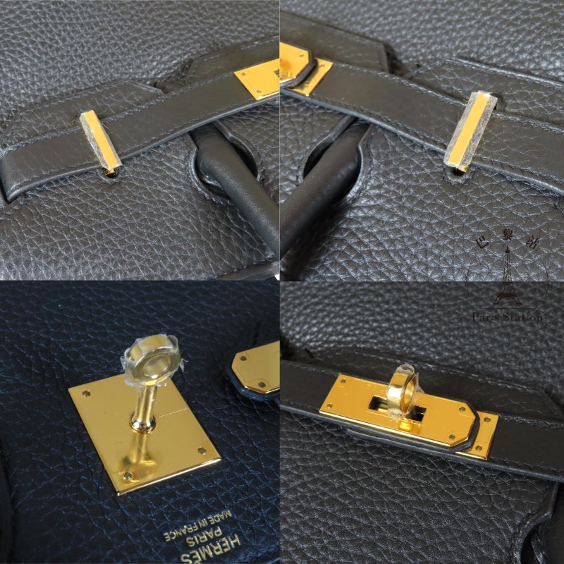 【巴黎站二手名牌專賣店】*現貨*HERMES 愛馬仕 真品* X刻 經典黑色89 金扣 BIRKIN 30 手提包-6