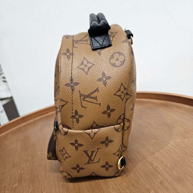 LV Palm Springs Mini 拼色老花 背囊-1