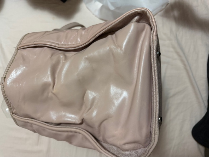 Chanel米色皮革沙灘包-4
