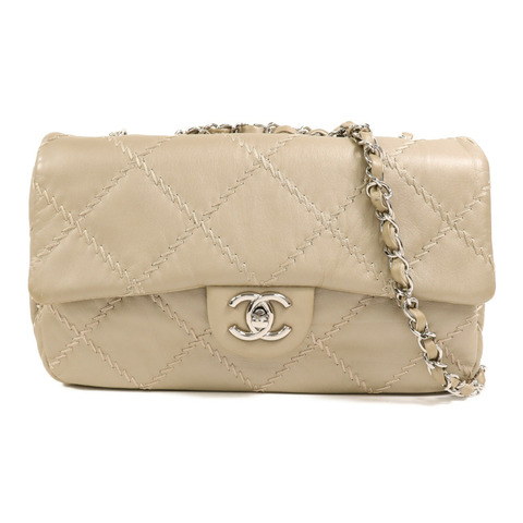 CHANEL 羊皮皮革Chain Shoulder鏈帶肩背袋