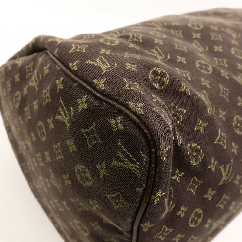 LOUIS VUITTON Monogram Mini Lin Speedy 30手挽袋-11
