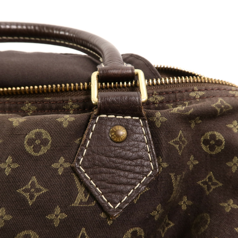 LOUIS VUITTON Monogram Mini Lin Speedy 30手挽袋-16