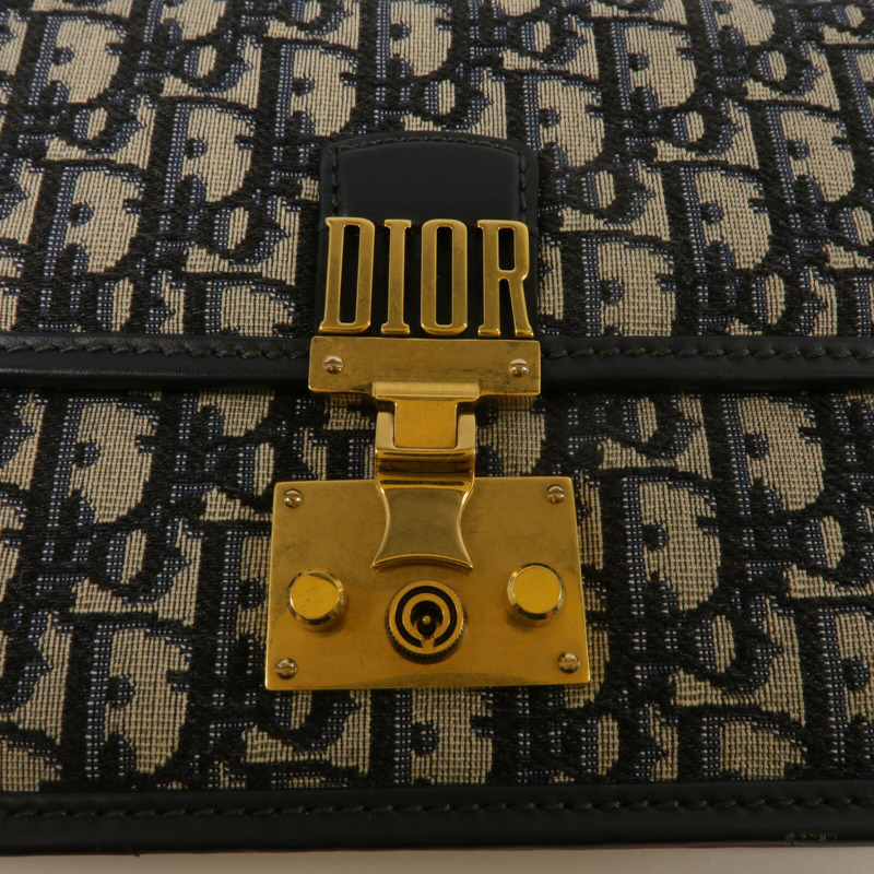 Dior 帆布Dioraddict Flap Bag鏈帶肩背袋-8