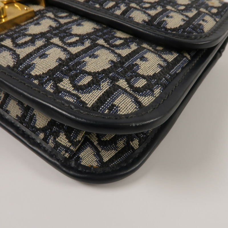 Dior 帆布Dioraddict Flap Bag鏈帶肩背袋-12