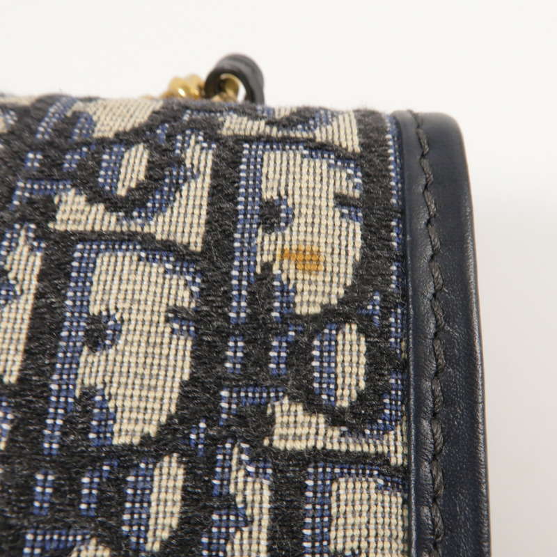 Dior 帆布Dioraddict Flap Bag鏈帶肩背袋-16