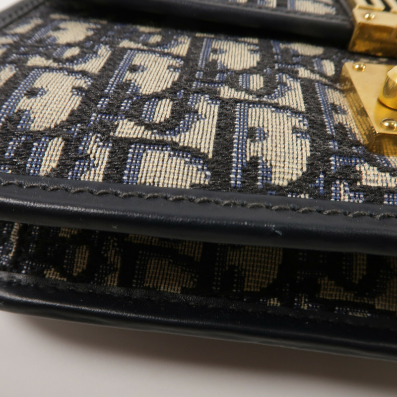Dior 帆布Dioraddict Flap Bag鏈帶肩背袋-18