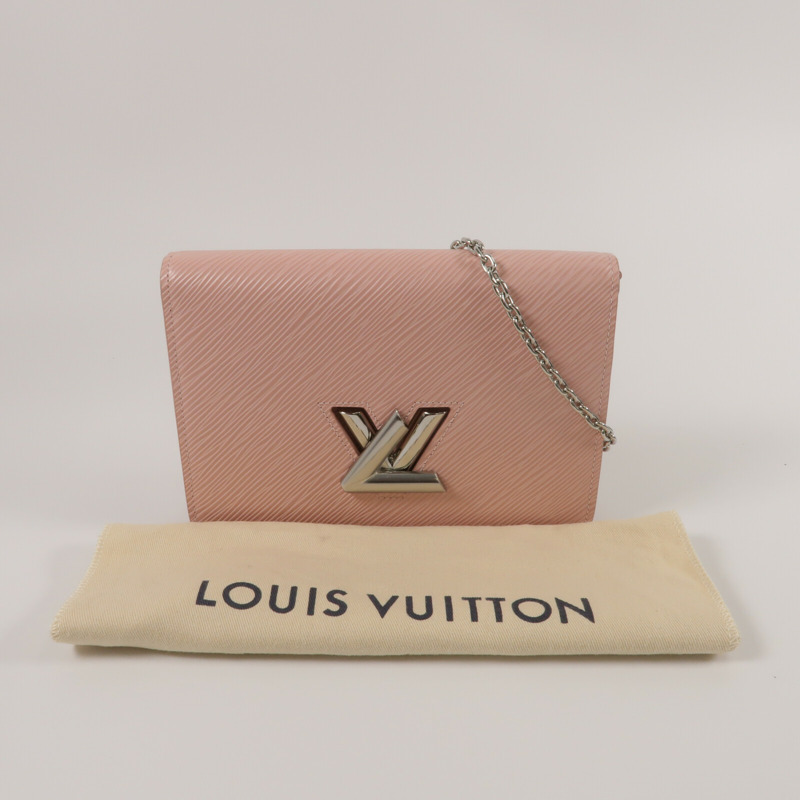LOUIS VUITTON Epi Twist Belt Chain Bag鏈帶肩背袋-10