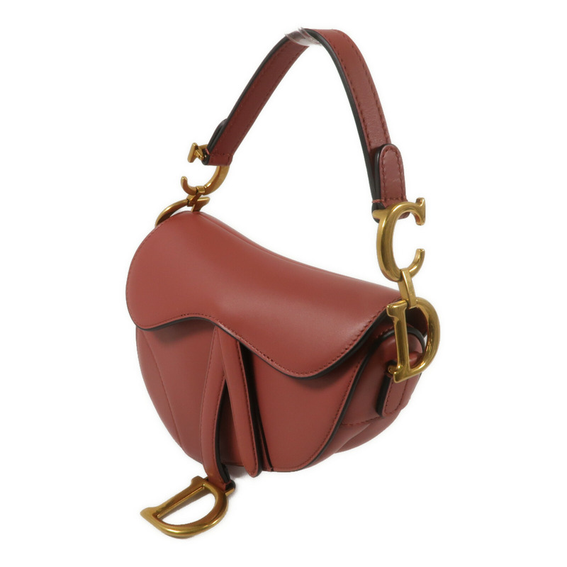Dior 牛皮皮革Mini Saddle肩背袋-1