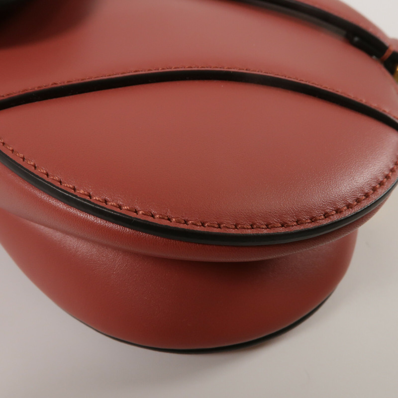 Dior 牛皮皮革Mini Saddle肩背袋-9