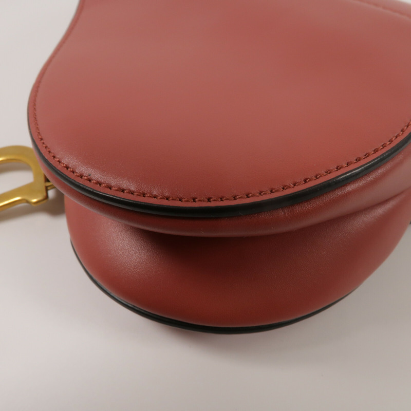 Dior 牛皮皮革Mini Saddle肩背袋-12