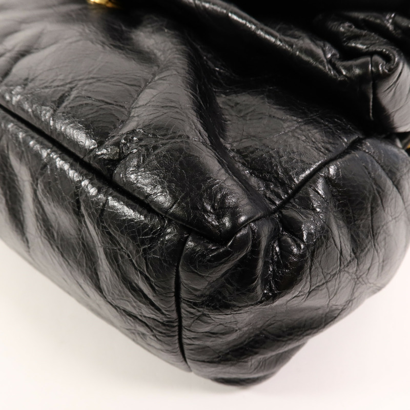 BALENCIAGA 牛皮皮革Monaco Small鏈帶肩背袋-10