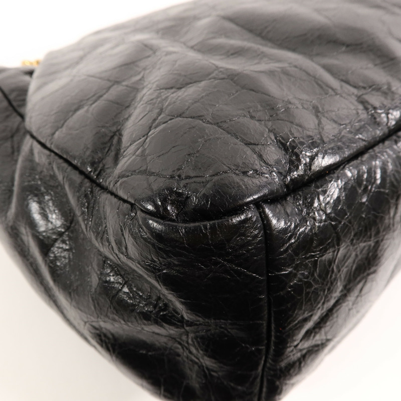 BALENCIAGA 牛皮皮革Monaco Small鏈帶肩背袋-13