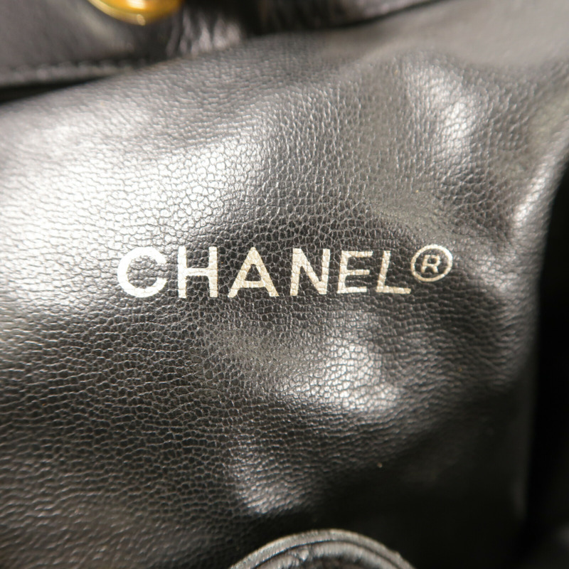 CHANEL 羊皮皮革Vintage Chain Shoulder鏈帶肩背袋-5