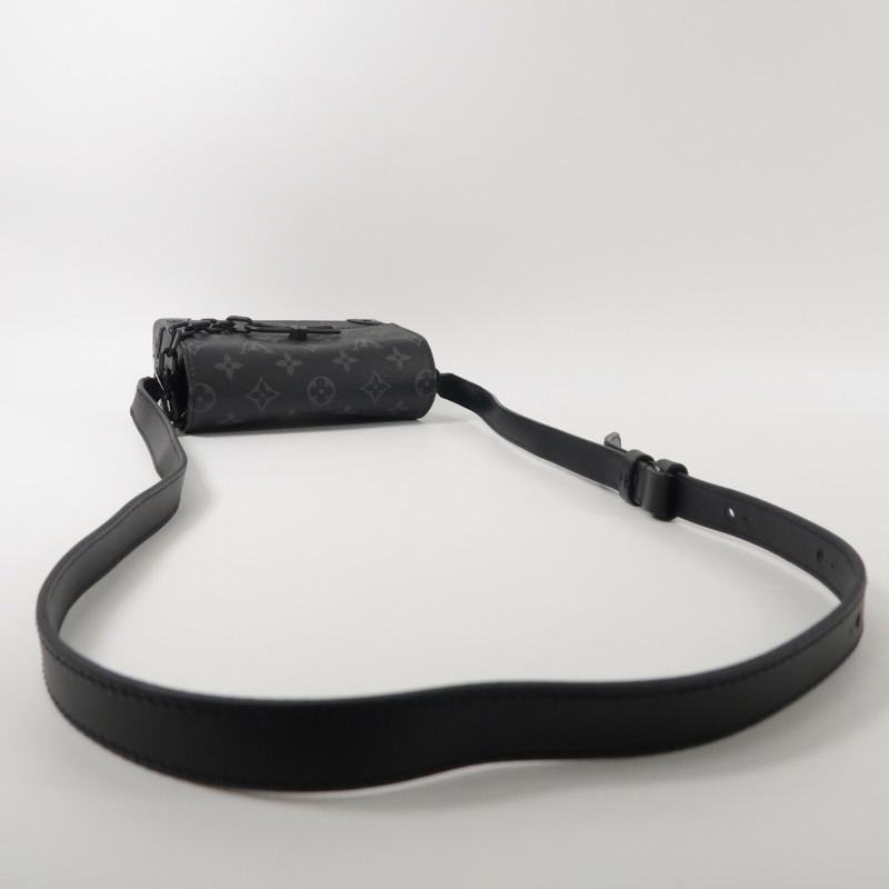 LOUIS VUITTON Monogram Eclipse Steamer肩背袋-7