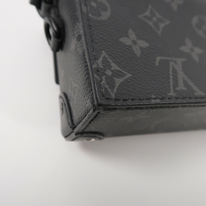 LOUIS VUITTON Monogram Eclipse Steamer肩背袋-11