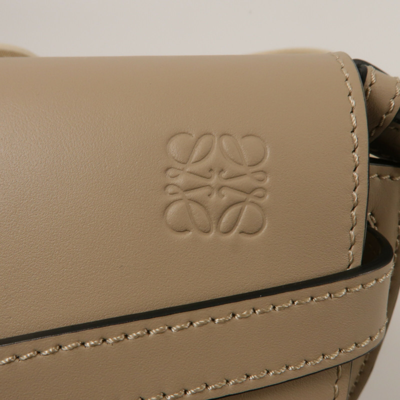 LOEWE 牛皮皮革Mini Gate肩背袋-7