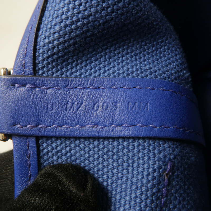 HERMES 帆布/Swift皮革Picotin PM手挽袋Blue Royal/Egee-6