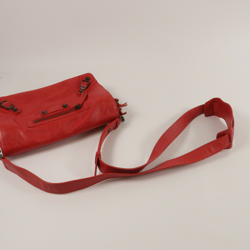 BALENCIAGA 羊皮皮革Crossbody Bag肩背袋-9