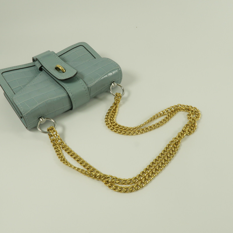 Chloe 牛皮皮革Aby Chain Shoulder鏈帶肩背袋-8