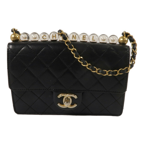 CHANEL 羊皮皮革Chain Shoulder鏈帶肩背袋