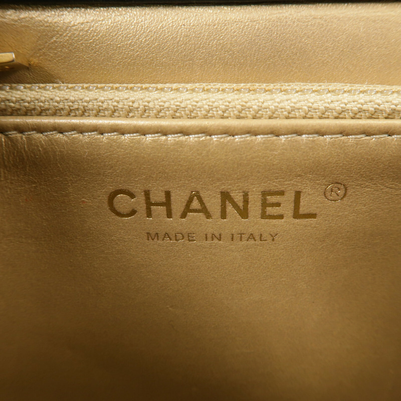 CHANEL 羊皮皮革Chain Shoulder鏈帶肩背袋-5