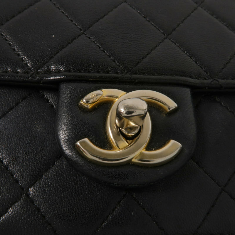 CHANEL 羊皮皮革Chain Shoulder鏈帶肩背袋-7