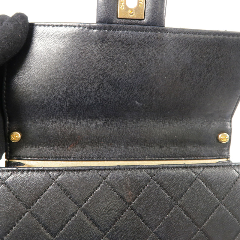 CHANEL 羊皮皮革Chain Shoulder鏈帶肩背袋-14