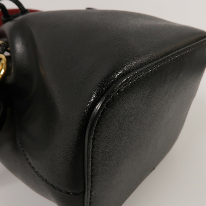 FENDI 牛皮皮革Mini Mon Tresor手挽肩背兩用袋-10