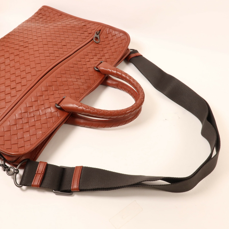 BOTTEGA VENETA 牛皮皮革Business Bag公事包-9