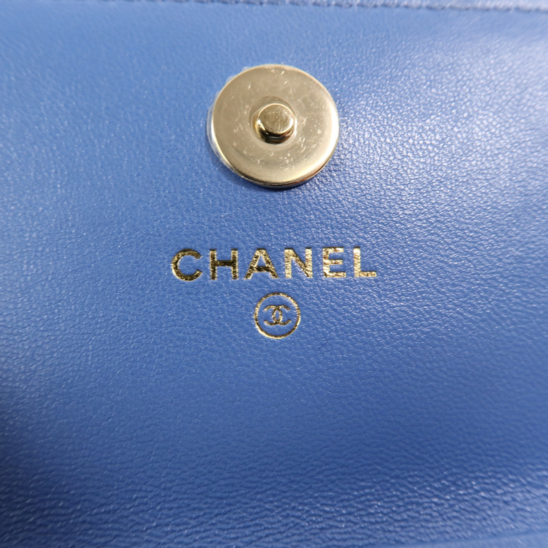 CHANEL 羊皮皮革Mini Chain Bag鏈帶肩背袋-5