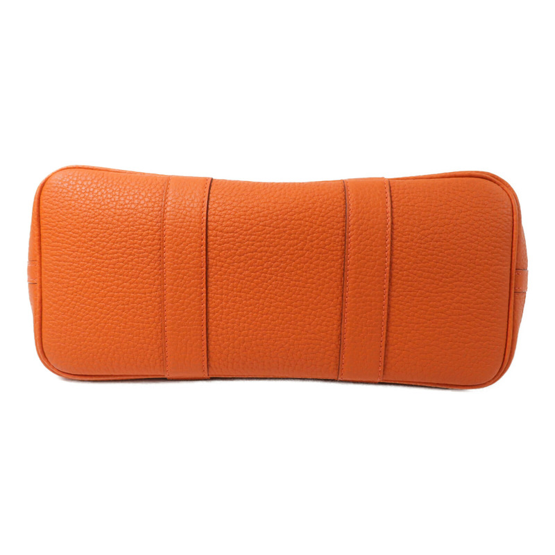 HERMES 帆布Garden Party TPM手挽袋Rough Grenat/Poppy-3
