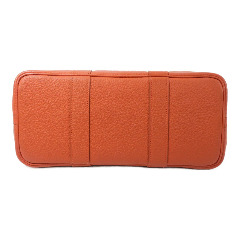 HERMES Negonda皮革Garden Party TPM手挽袋Orange-3
