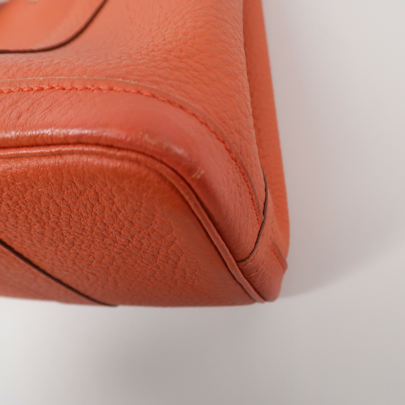 HERMES Negonda皮革Garden Party TPM手挽袋Orange-8