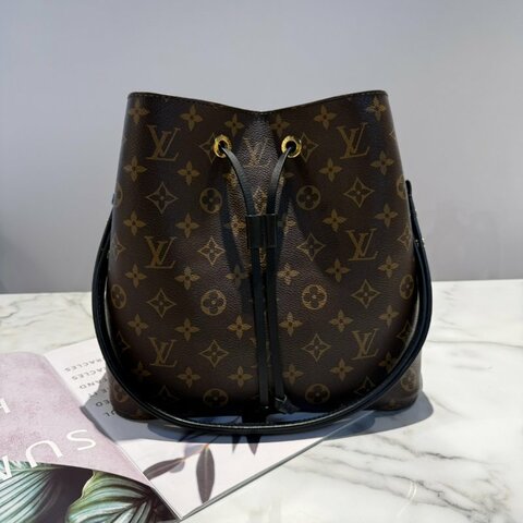 LV NéoNoé MM老花黑水桶