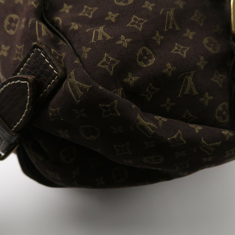 LOUIS VUITTON Monogram Mini Lin Saumur XL肩背袋-9