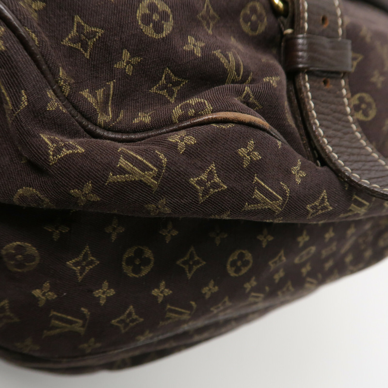 LOUIS VUITTON Monogram Mini Lin Saumur XL肩背袋-11