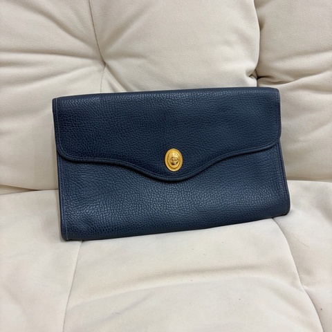 便宜出！Dior Vintage 金蛋牛皮手拿包