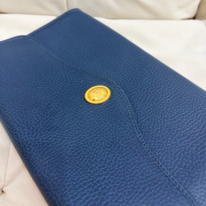 便宜出！Dior Vintage 金蛋牛皮手拿包-7