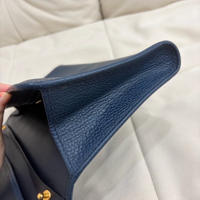 便宜出！Dior Vintage 金蛋牛皮手拿包-10