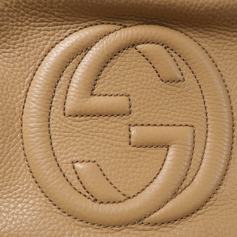 GUCCI 牛皮皮革Soho Disco肩背袋-6