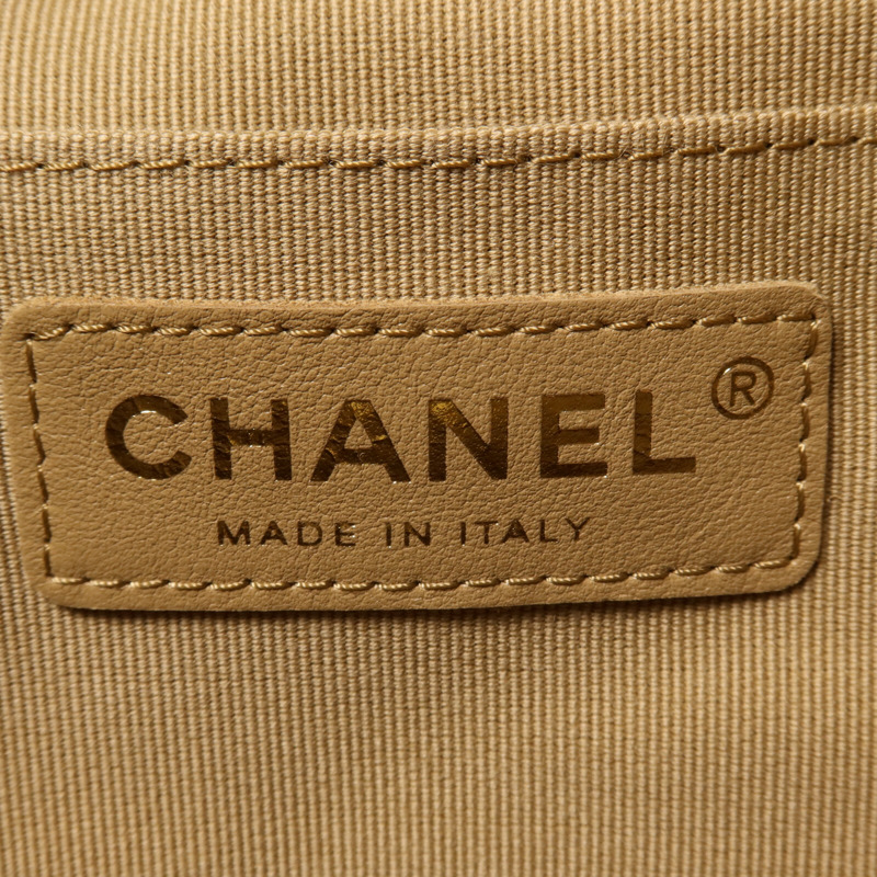 CHANEL 羊皮皮革Backpack鏈帶背包-5