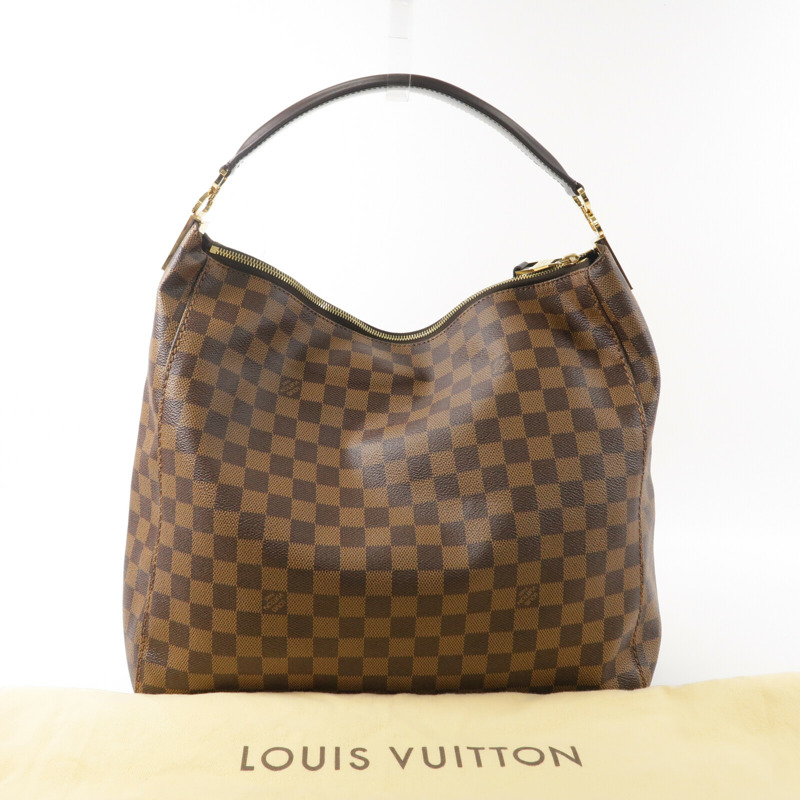 LOUIS VUITTON Damier Portobello PM肩背袋-9