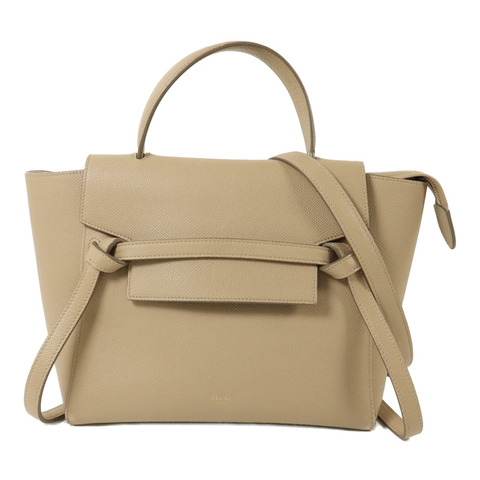 CELINE 牛皮皮革Mini Belt手挽肩背兩用袋