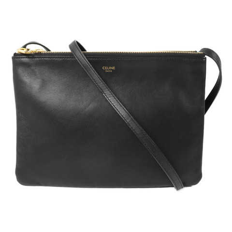 CELINE 牛皮皮革Trio手挽袋