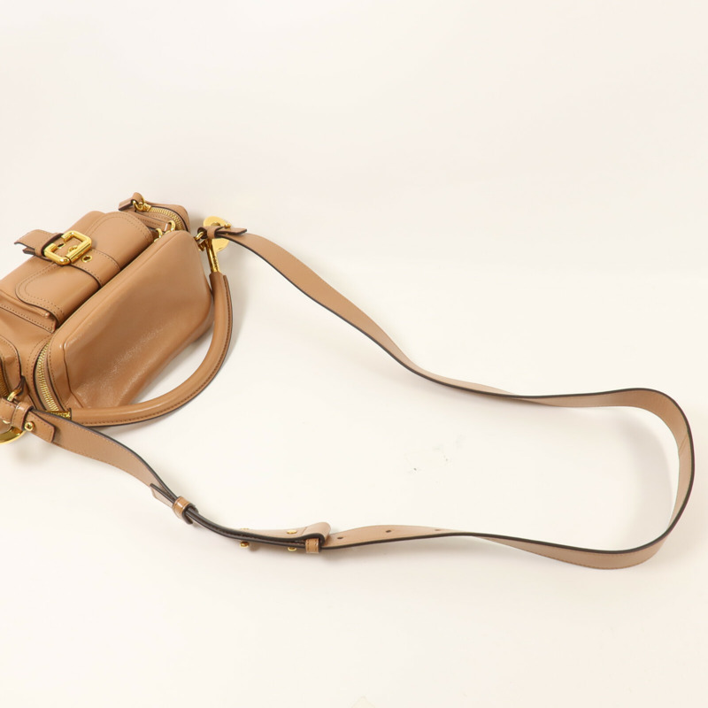 Chloe 牛皮皮革Camera Bag手挽肩背兩用袋-8