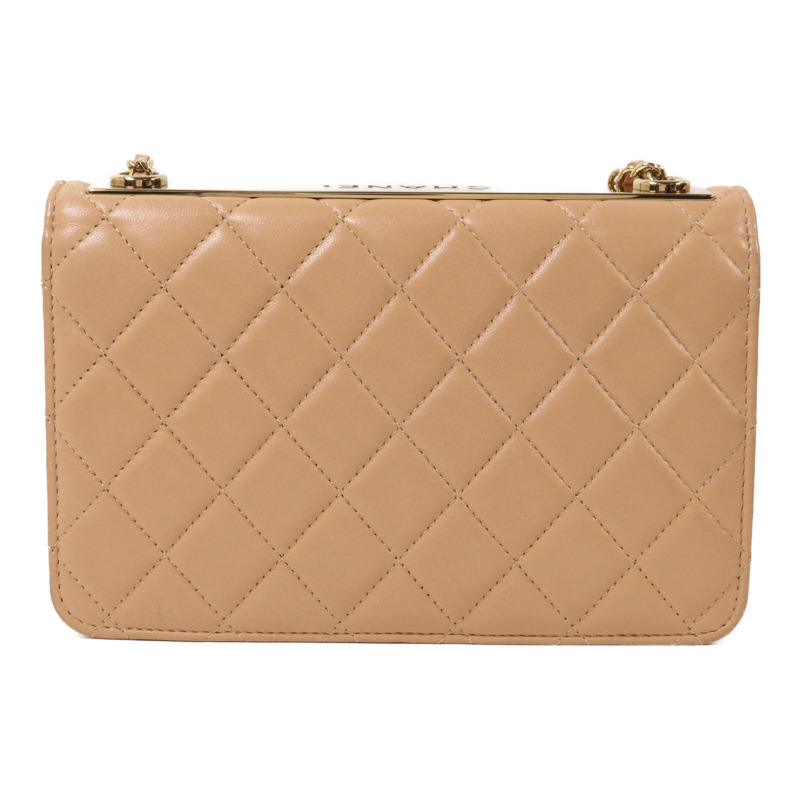 CHANEL 羊皮皮革Trendy Wallet On Chain鏈帶肩背袋-1